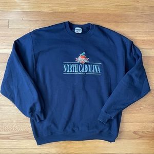 Vintage University North Carolina UNC Chapel Hill Swestshirt Crewneck L 2001